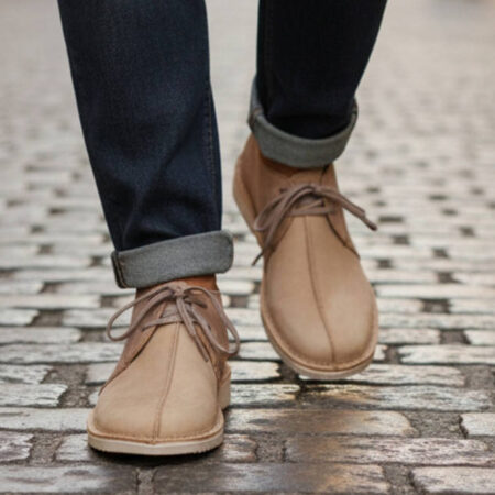 Men’s Genuine Leather Smooth Vellies