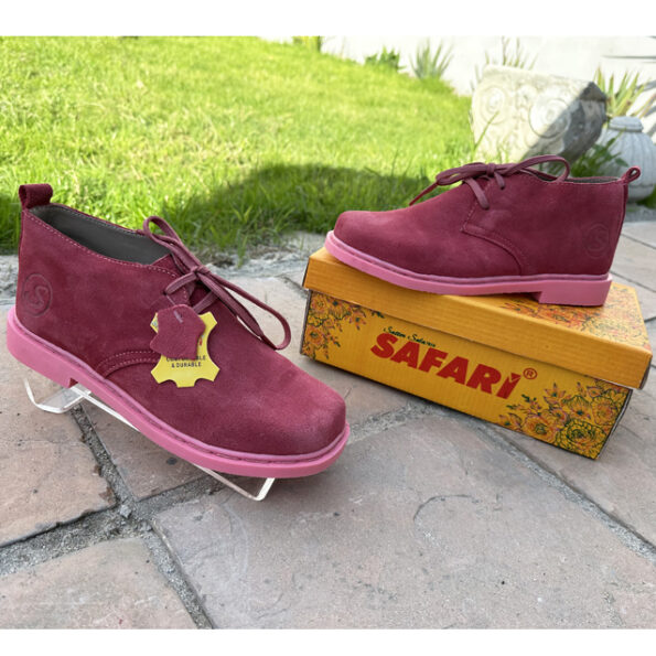 Ladies safari vellies factory shop Pink